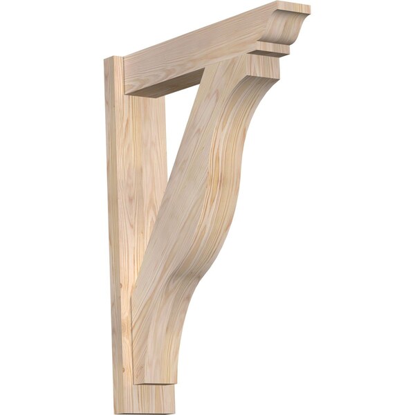 Ekena Millwork Funston Smooth Traditional Outlooker, Douglas Fir, 5 1/2"W x 24"D x 32"H OUT06X24X32FST01SDF - main